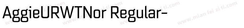 AggieURWTNor Regular字体转换